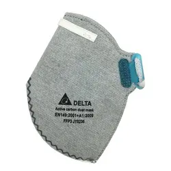 ماسک تنفسی دلتا مدل FFP3 سوپاپ دار کربن اکتیوFFP3 Active carbon valved Delta DISPOSABLE RESPIRATOR