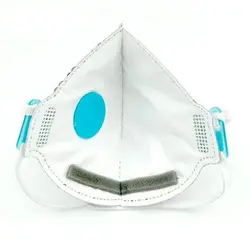 ماسک تنفسی دلتا مدل FFP3 سوپاپ دار کربن اکتیوFFP3 Active carbon valved Delta DISPOSABLE RESPIRATOR