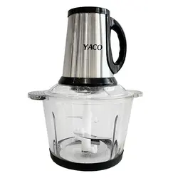 خرد کن گوشت و سبزیجات چندکاره یاکو مدل 8 تیغه 3 لیتری