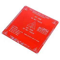 هیت بد مدل PCB Heat Bed MK2B  قرمز 214mmX214mmPC10106-0101