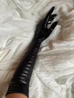 دستکش چرم بلند