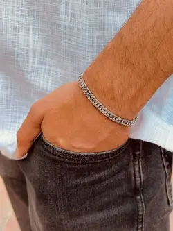 دستبند کارتیه استیل