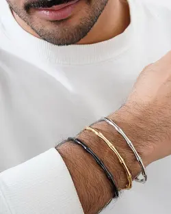 دستبند بنگل بامبو استیل