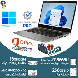 لپ تاپ تاچ گرافیکدار HP ZBOOK 14u G6 رم 16 هارد SSD 256