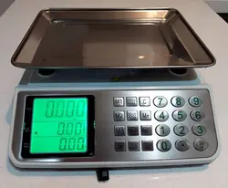 ترازوی 30 کیلویی ZDF قطعه شمار با دکمه استیل (بسیار کاربردی و به صرفه)