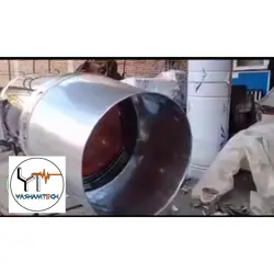 هیتر موشکی گازوییلی| جت هیتر گازی 120 هزارکیلوکالری| بخاری موشکی دوگانه سوز