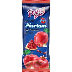 لواشک متالایز نارتام طعم انار- بسته ای 10 عددی 1000گرمی