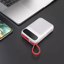 پاوربانک هوکو مدل J40 با ظرفیت اسمی 10000mAh ساعت
