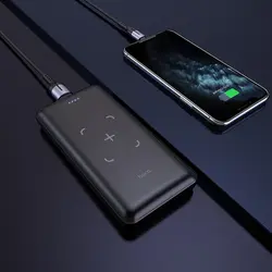 پاوربانک هوکو بی سیم مدل J50 با ظرفیت اسمی 10000mAh ساعت