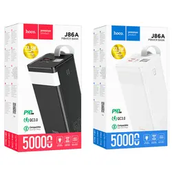 پاوربانک هوکو مدل J86A با ظرفیت اسمی 50000mAh ساعت