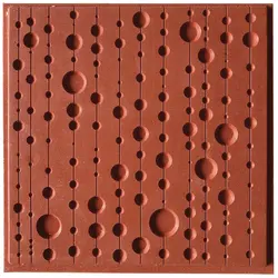 برگ بافت سرنیت برای خمیر پلیمری - طرح پرده‌ی پاپ