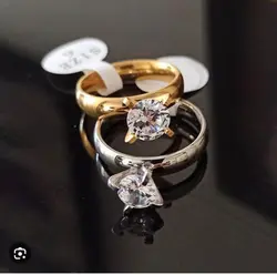 انگشتر تک تخمه استیل