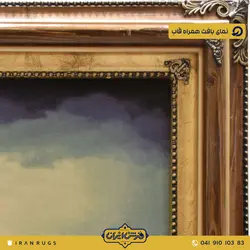 قیمت خرید تابلو فرش دستباف طرح دختر فال گیر