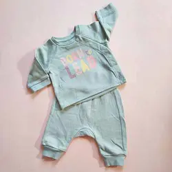 بلوز شلوار کرک دار برند H&M نوزادی دخترانه و پسرانه بچگانه