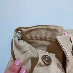 شلوار کتان کرمی اسپرت دخترانه و پسرانه بچگانه