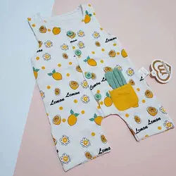 رامپر میوه ای کنفی بچگانه ترک دخترانه و پسرانه نوزادی