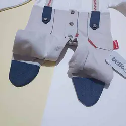 سرهم نوزادی نخ پنبه ساسبند دار ترک پسرانه