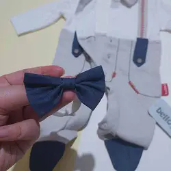 سرهم نوزادی نخ پنبه ساسبند دار ترک پسرانه