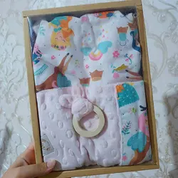 پتو دورپیچ حبابدار دورویه چاپی نوزادی دخترانه و پسرانه