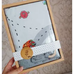 پتو دورپیچ حبابدار دورویه چاپی نوزادی دخترانه و پسرانه