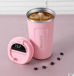 تراول ماگ رنگی درجه دار 380 میل کافی coffee