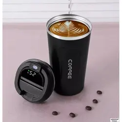 تراول ماگ رنگی درجه دار 380 میل کافی coffee