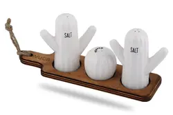 ست نمکدان و جا خلالی مدل کاکتوس