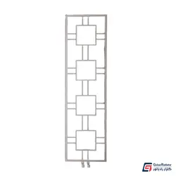 رادیاتور شوفاژ عمودی استیل دکوراتیو مدل شابلون