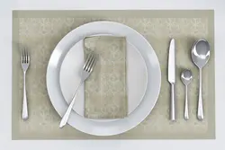 دستمال سفره و زیر بشقابی