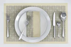 دستمال سفره و زیر بشقابی