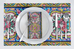 دستمال سفره و زیر بشقابی