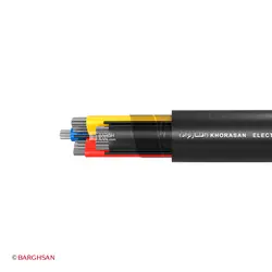 کابل آلومینیوم 3×50+25 خراسان افشارنژاد NA2XY