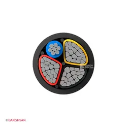 کابل آلومینیوم 3×95+50 خراسان افشارنژاد NA2XY