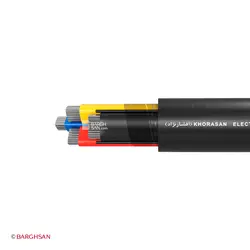 کابل آلومینیوم 3×120+70 خراسان افشارنژاد NA2XY