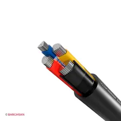 کابل آلومینیوم 3×120+70 خراسان افشارنژاد NA2XY