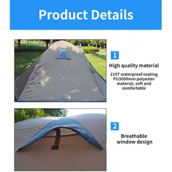 چادر کوهنوردی 3 نفره جانگل کینگ مدل CY-119