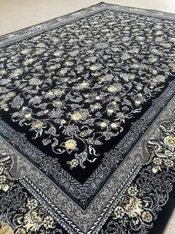 فرش افشان جانان دودی 700 شانه تراکم 2550 ساده هشت رنگ
