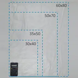 کیسه نایلکس بدون دسته، نیمه شفاف درجه یک – جهت بسته‌بندی و محافظت کالا