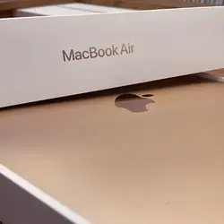 مک بوک ایر 13 اینچ M1 رنگ رزگلد با ظرفیت 256GB رم 8GB دسته دوم باتری 6 سایکل
