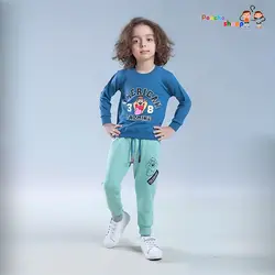 ست بلوز شلوار پسرانه طرح AMERICAN