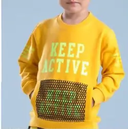 ست بلوز و شلوار پسرانه طرح KEEP ACTIVE