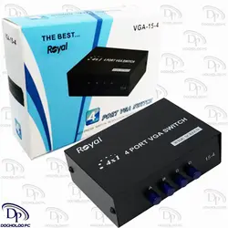 دیتا سوئیچ چهار پورت VGA رویال