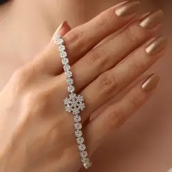 دستبند آسانسوری طرح برف