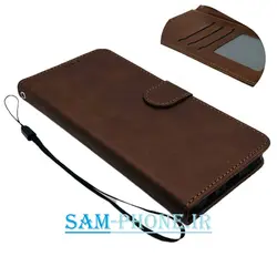 کیف گوشی Honor X8 4G آنر کلاسوری اورجینال مگنتی طرح چرم کتابی محافظ لنز دار جا کارتی دار بند دار رنگ قهوه ای کد 2