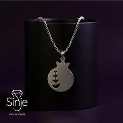 گردنبند نقره انار 1 برند سینجه