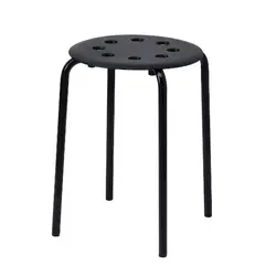 چهارپایه ایکیا مشکی مدل MARIUS