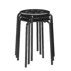 چهارپایه ایکیا مشکی مدل MARIUS