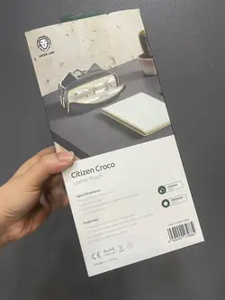 کیف اکسسوری گرین مدل Citizen Croco