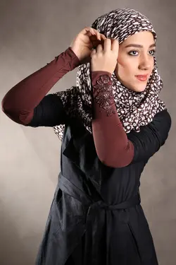 مقنعه وفا تک دکمه فرم اداری