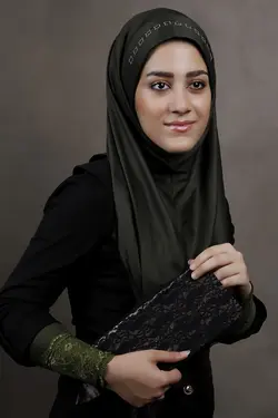 مقنعه مهر گل زنانه